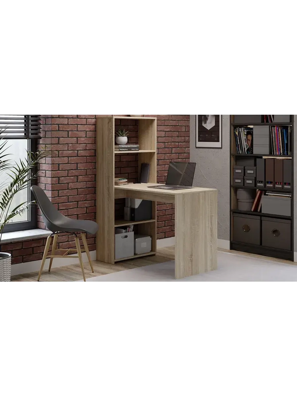 Стол письменный Дуб Сонома 110х58,4х143,5 см