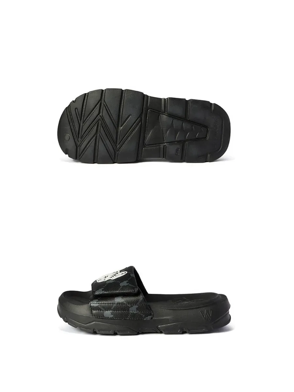 Шлепанцы на липучке spacerun (ladogram)