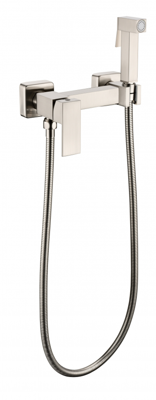 Смеситель с гигиеническим душем Grocenberg GB101N Никель