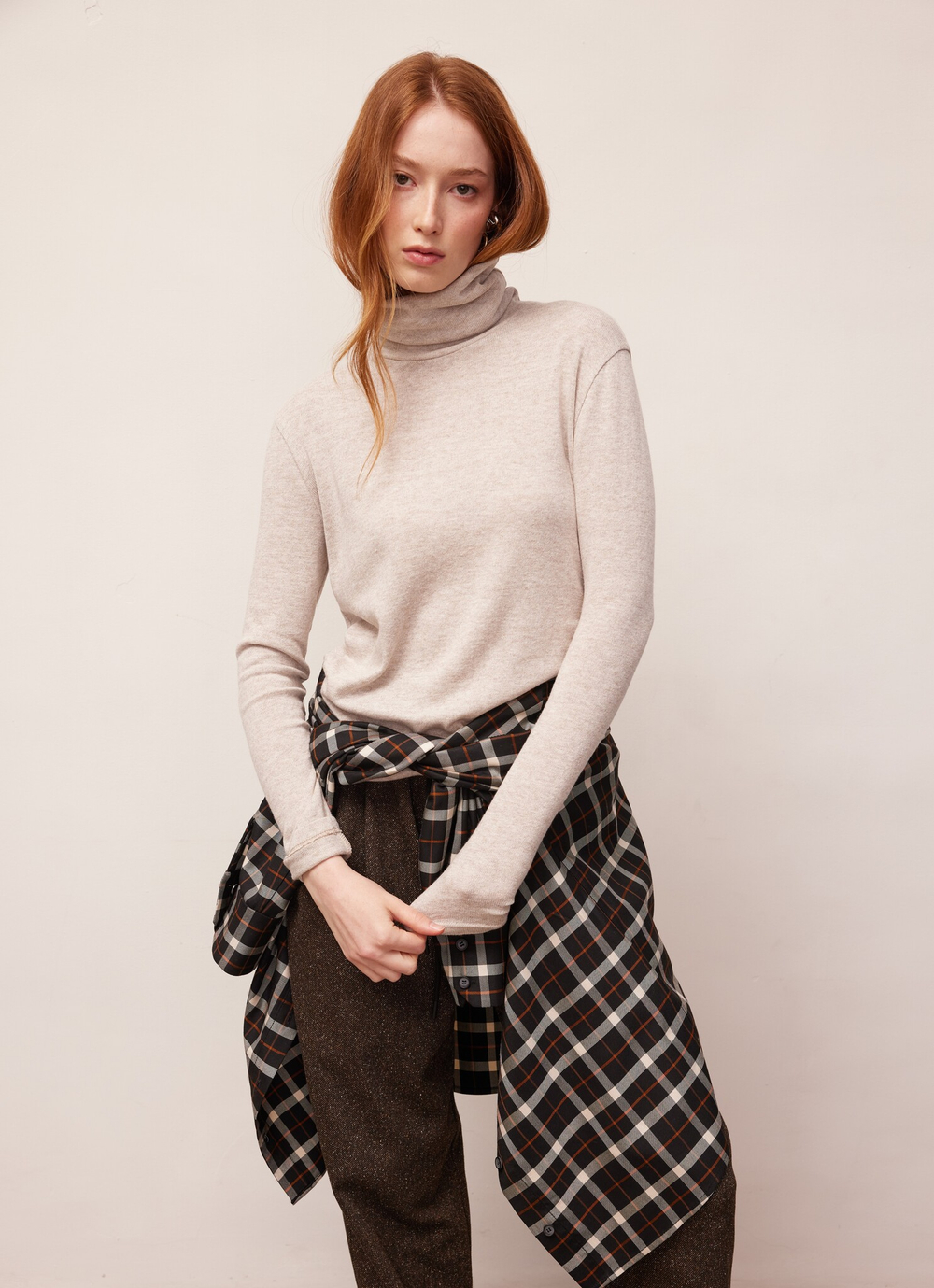 Водолазка нежный беж