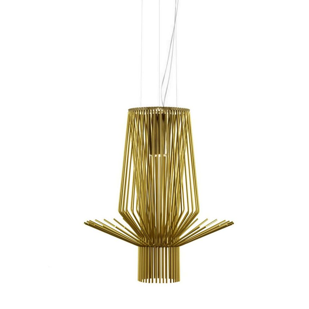 Подвесной дизайнерский светильник  Allegretto Assai by Foscarini (золотой)