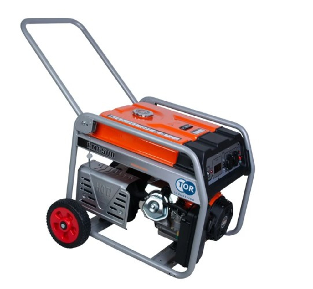 Генератор бензиновый TOR KM6500H с колесами 1018117