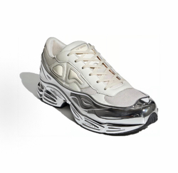 Adidas Raf Simons Cream White Silver Metallic