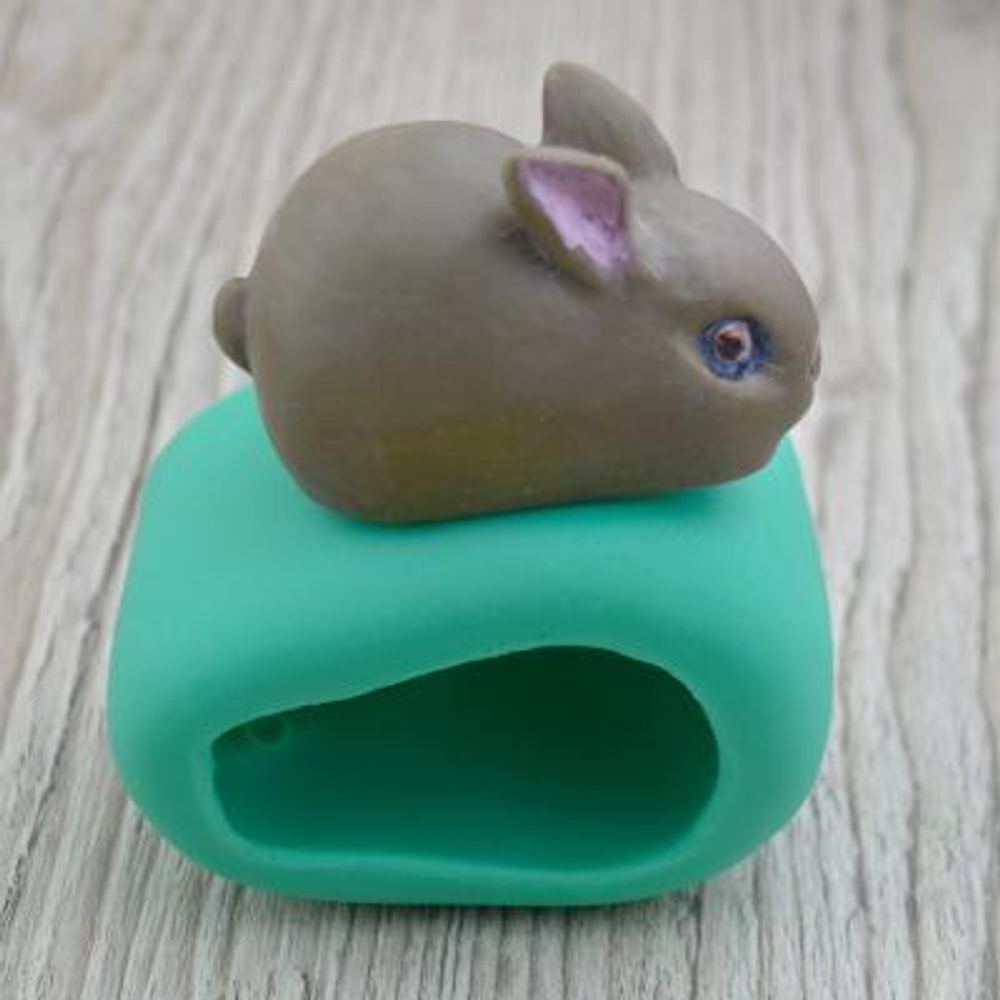 Силиконовый молд 3D Зайчик