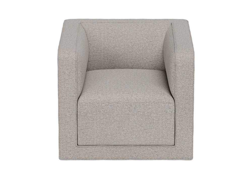 Кресло Cube (бежевый, рогожка)