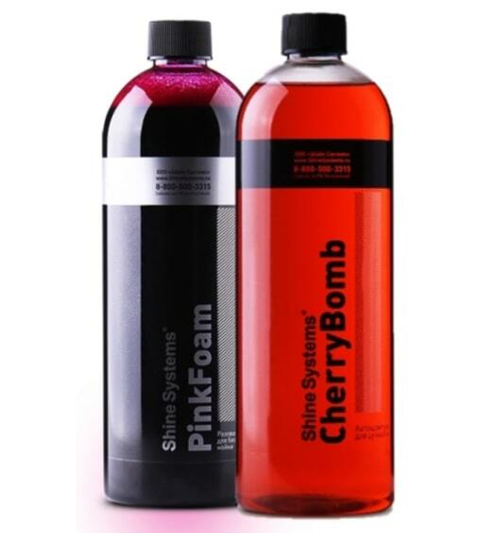 Набор для двухфазной мойки  CherryBomb+PinkFoam 750 мл