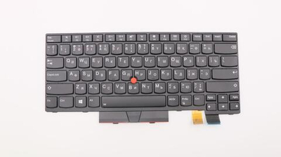 Клавиатура для Ноутбука Lenovo LenovoThinkPad T470 / T480 / A475 с подсветкой, раскладка - казахская, черная (01AX505)