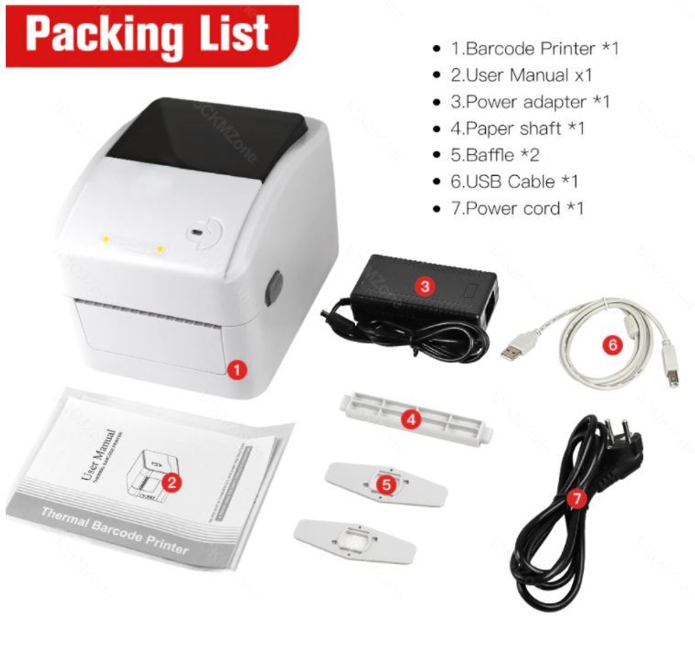 Термопринтер XPrinter XP-420B Lan