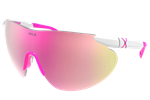 Спортивные очки с диоптриями HILX Domain Shiny White / Pink Lens