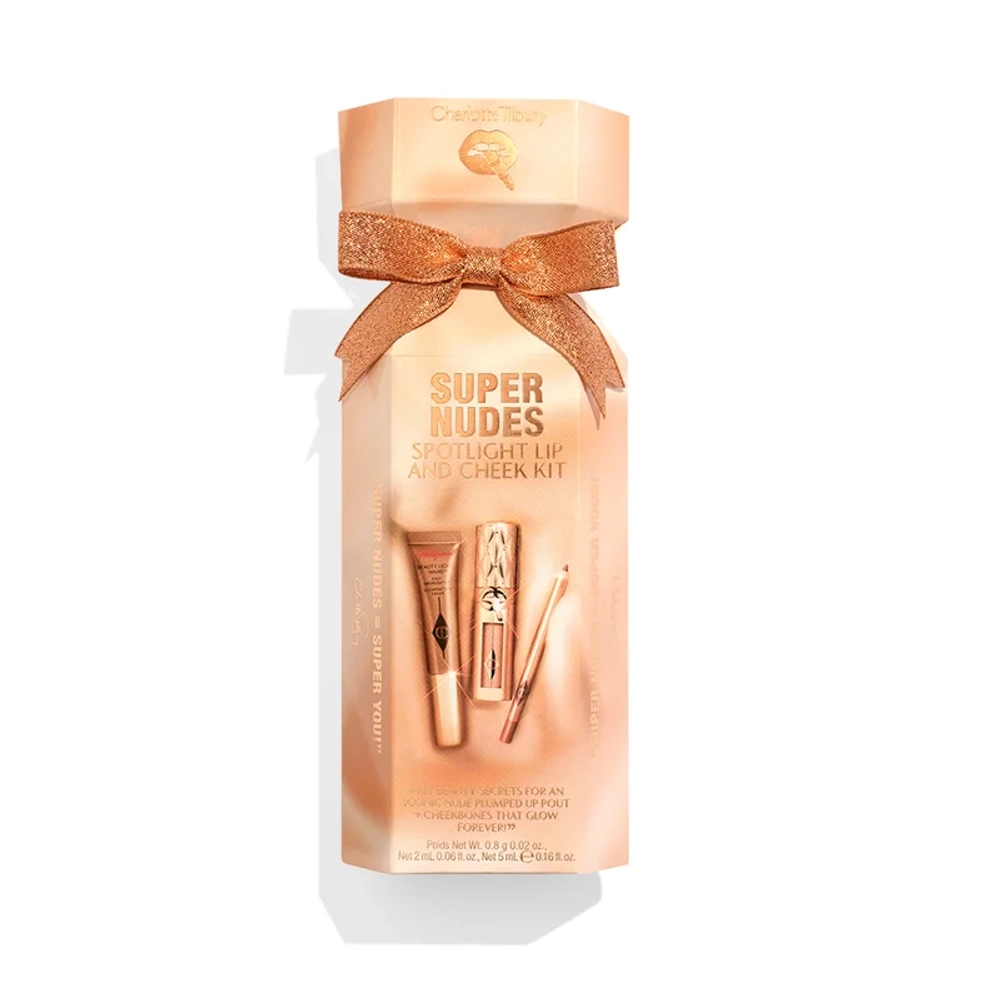 Набор Charlotte Tilbury Super Nudes Spotlight Lip and Cheek Kit