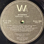 Chicago ‎– Chicago "Live" Beginnings (Канада 1983г.) Т