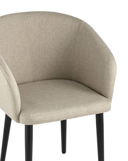 Кресло Ральф рогожка бежевый