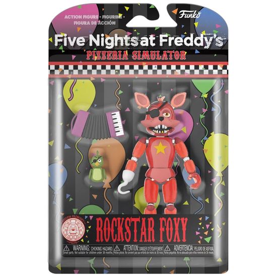 Фигурка Funko Action Figure FNAF Pizzeria Simulator Rockstar Foxy (GW) 45638 / Фигурка Фанко ПОП! по мотивам франшизы "Пять ночей с Фредди",  Фокси