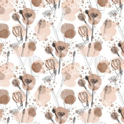 Кисточки для макияжа, пудры, румян, хайлайтера