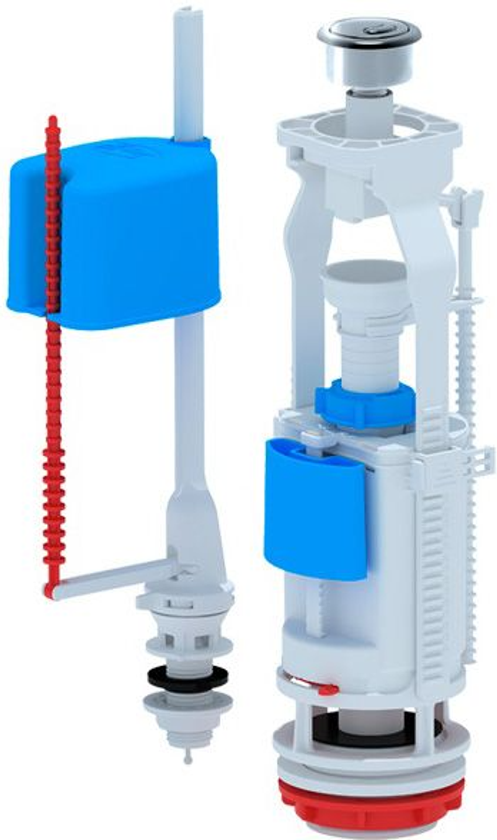 Впускной механизм А18 1/2 ниж.подача, мет.резьба для керамич.бачка