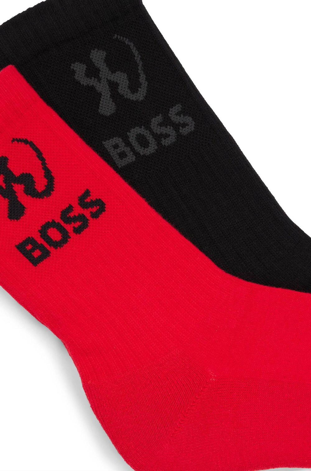 Носки 2 пары QS Rib LNY BOSS BLACK - красный(50514508)