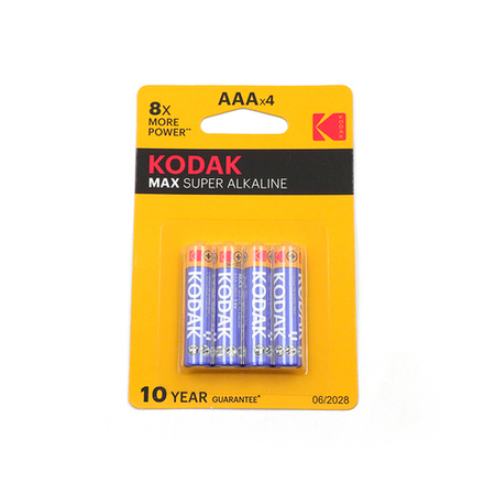 Батарейка Kodak MAX LR03 (AAA) Alkaline/4/40/200/