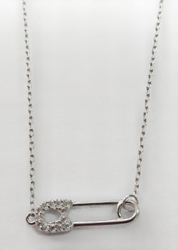 Ювелирное колье из серебра