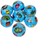 Мяч 6,3 см «Машинки» (антистресс), микс СТИКЕР НА ВЛОЖЕНИЕ