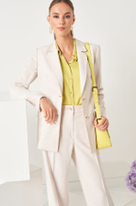 1829 Жакет женский (кремовый меланж)