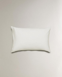 ZARA HOME НАВОЛОЧКА ИЗ ПЕРКАЛЯ (500 НИТЕЙ), БЕЛЫЙ