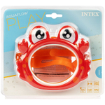 Маска для плавания детская Intex 55915 Fun Masks Краб / Очки маска для ныряния Крабик в бассейн и море Интекс 3-8 лет