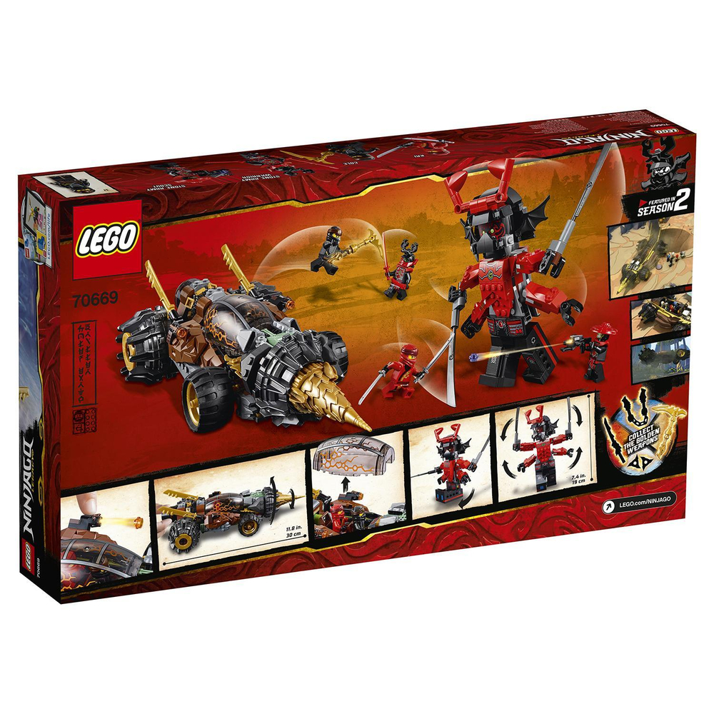 LEGO Ninjago: Земляной бур Коула 70669 — Cole's Earth Driller — Лего Ниндзяго