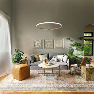 Люстры кольца