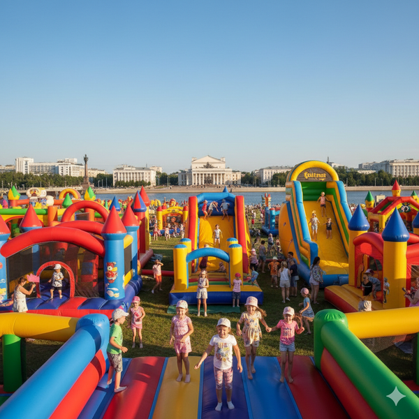 Батут купить в Липецке – Надувные аттракционы БатутМастер