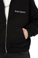 Худи Bruler d'Amour Zip Laurels of victory черный