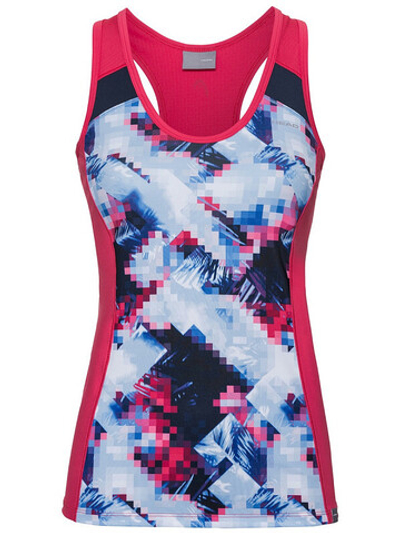 Женский топ теннисный Head Ava Tank Top W - royal blue/magenta