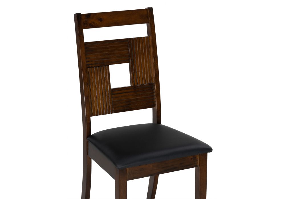 Деревянный стул Kubik dirty oak / black