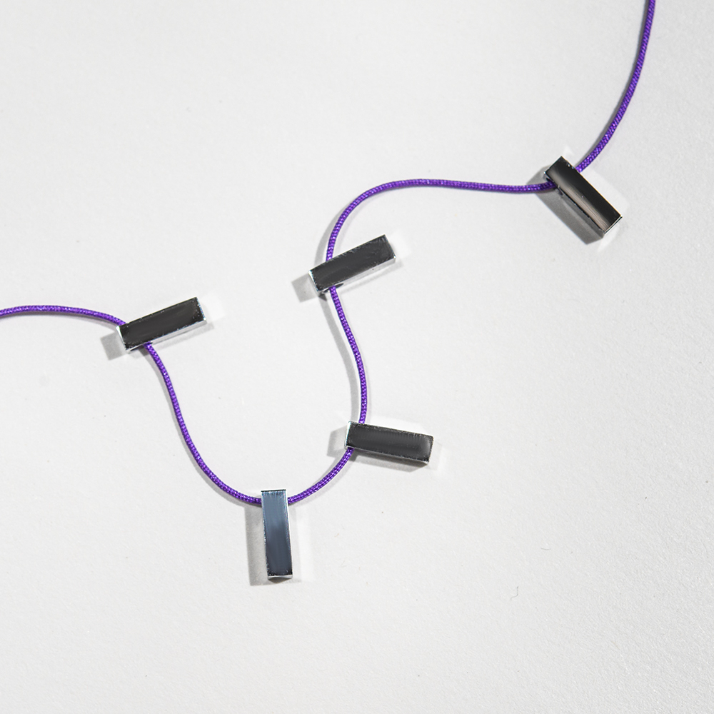 Подвеска в форме буквы "I", 8мм, сталь