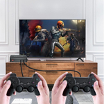 Игровая консоль, ТВ-приставка с беспроводным контроллером "M8 Plus - Game Station" 2 Геймпада, 64bit, 10000игр, 32GB/ 64GB