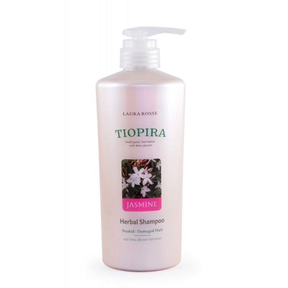 Растительный шампунь для сухих ослабленных волос Жасмин Laura Rosse Tiopira Herbal Shampoo Jasmine 510мл