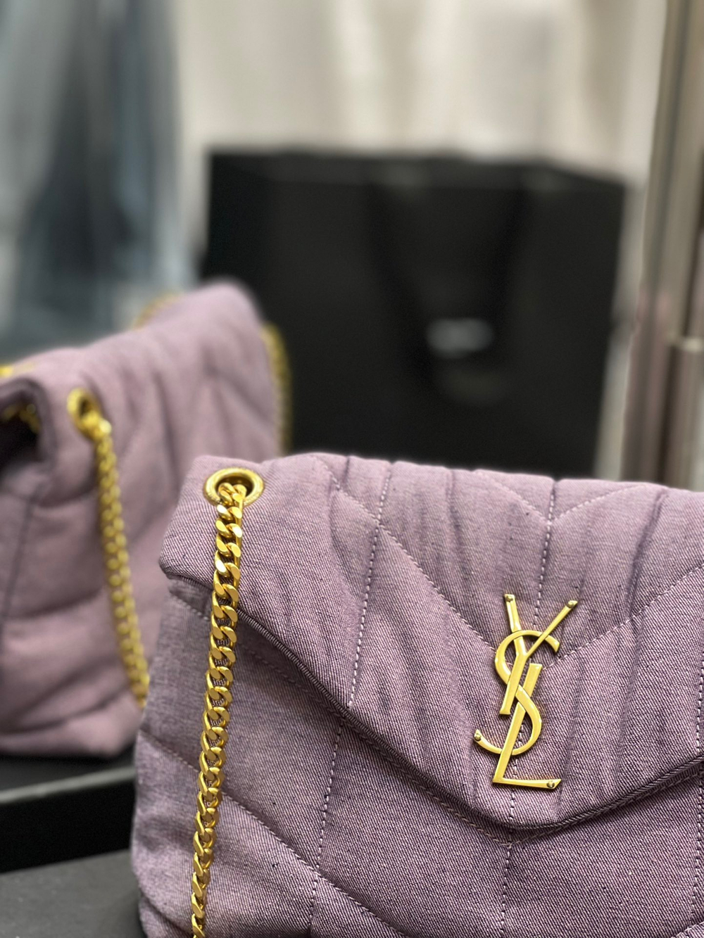 Saint Laurent Loulou Puffer Bag 29 cm