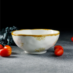 Миска фарфоровая, 320 мл, d=12,5 см, цвет белый