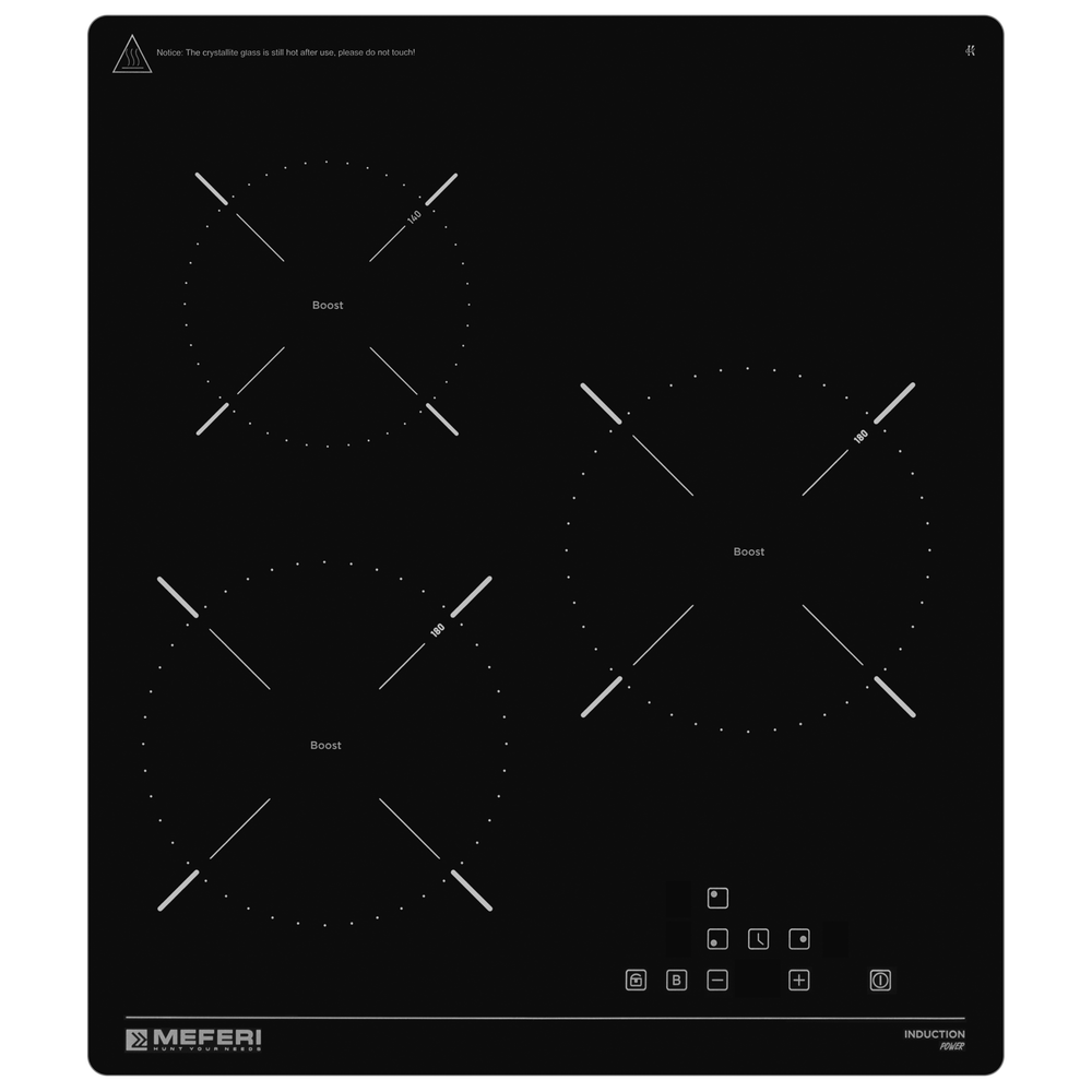 Индукционная варочная панель Meferi MIH453BK POWER фото 11