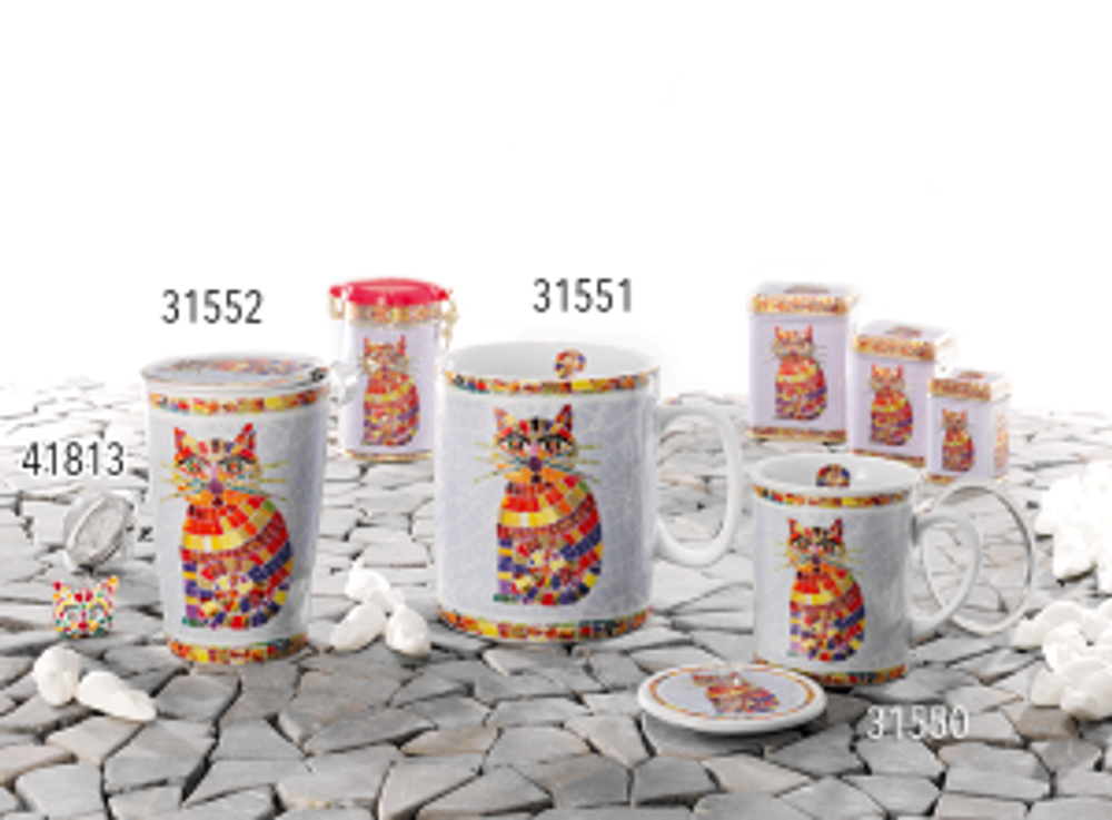 Кружка с крышкой "Тед", двойные стенки