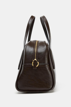 ZARA ГОРОДСКАЯ СУМКА С ПЛЕЧЕВЫМ РЕМНЕМ, КОРИЧНЕВЫЙ