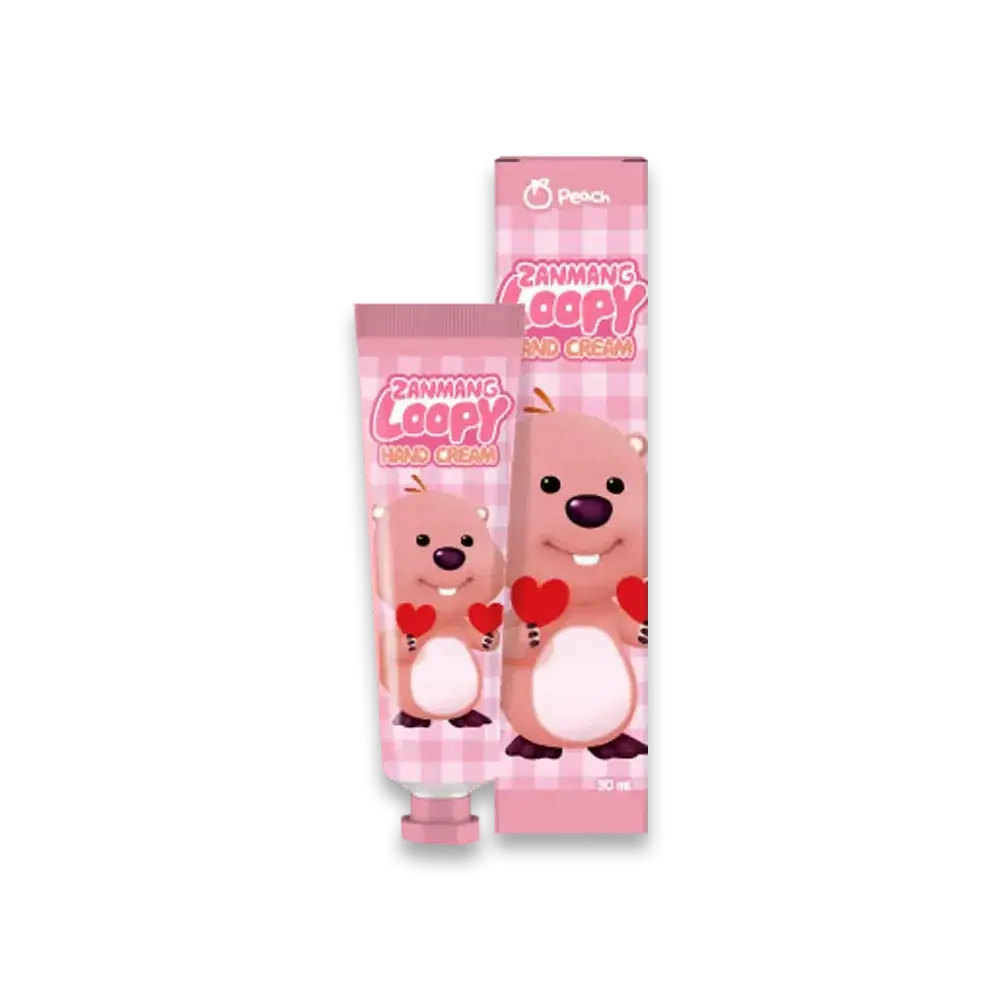 Крем для рук с ароматом персика Zanmang Loopy Hand Cream Peach, 30 мл