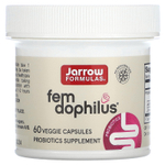 Jarrow Formulas, Fem Dophilus, веганские пробиотики для женщин, 1 млрд КОЕ, 60 растительных капсул