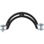 Хомут для труб двухвинтовой STOUT - 3" (87-94 мм, с гайкой)