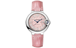 CARTIER Blue Balloon Collection Automatic Mechanical Movement Women"s Watch Watch 33mm Pink Watch Dial
