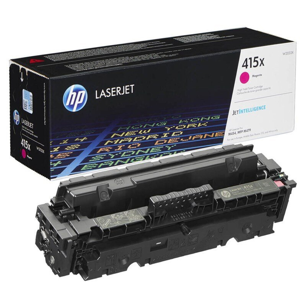 Картридж HP 415X (W2033X) для M455/M480/M454/M479 пурпурный (6K)