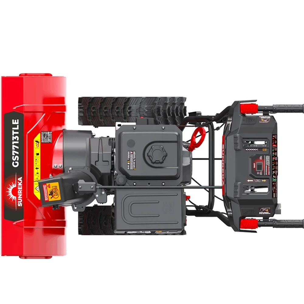 SUNREKA GS7713TLE бензиновый гусеничный снегоуборщик 13 л.с. ковш 77 см, выброс 12 м, 6 вперед/2 назад 212014