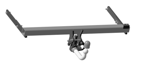 Фаркоп WESO 2106-D2 быстросъемный на Volkswagen Tiguan II 2016-, Skoda Kodiaq 2017-, Skoda Karoq 2017-