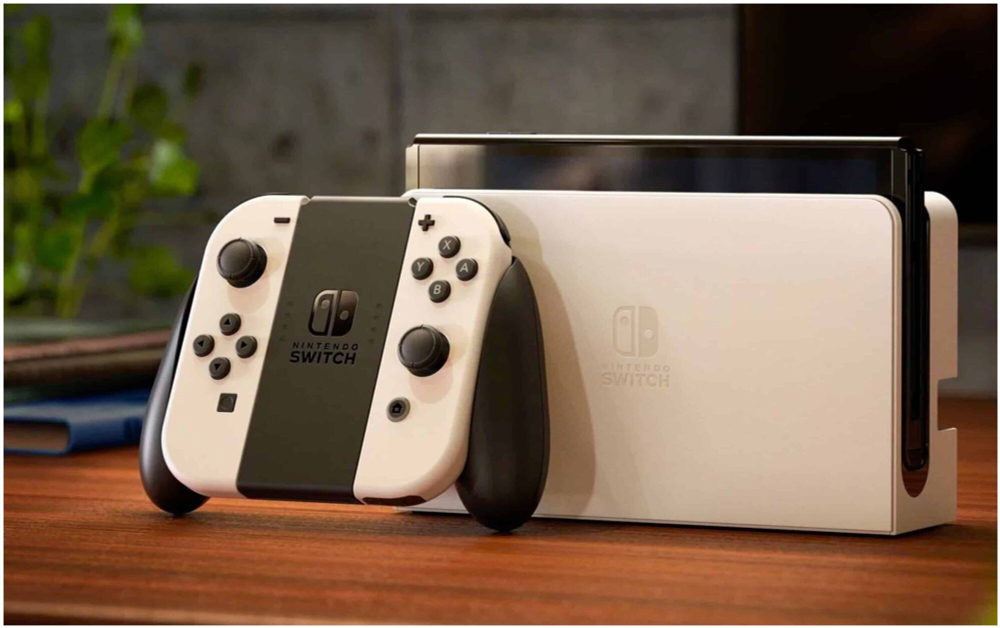 Игровая приставка Nintendo Switch OLED 64 ГБ, без игр, белый