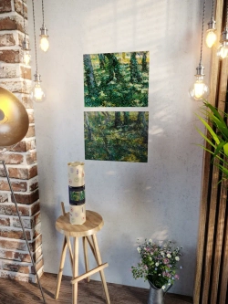 Картины-наклейки на стену для декора интерьерные №45