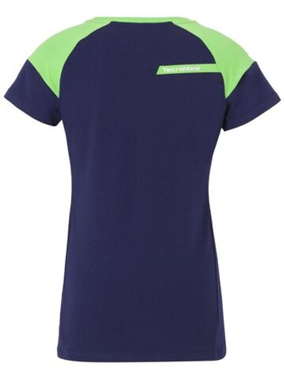 Женская теннисная футболка Tecnifibre Lady F1 Stretch - navy